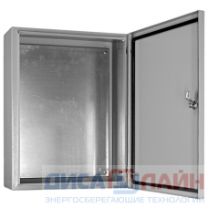 Шкаф металлический с монтажной панелью 395x310x220мм У2 IP54